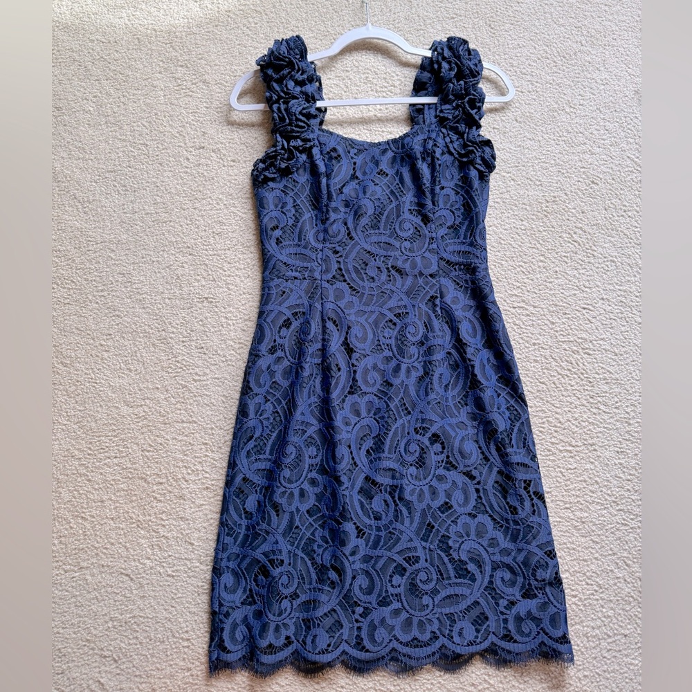 Lilly Pulitzer Navy Blue Dress Size 2